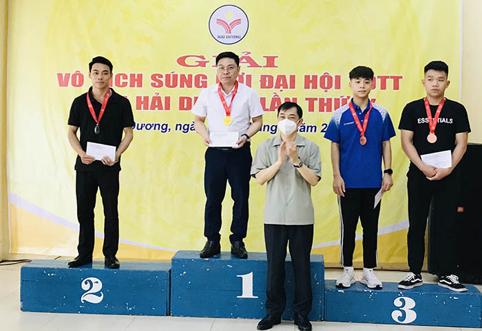 TP Hải Dương, Thanh Hà đoạt huy chương vàng đồng đội Giải vô địch súng hơi 